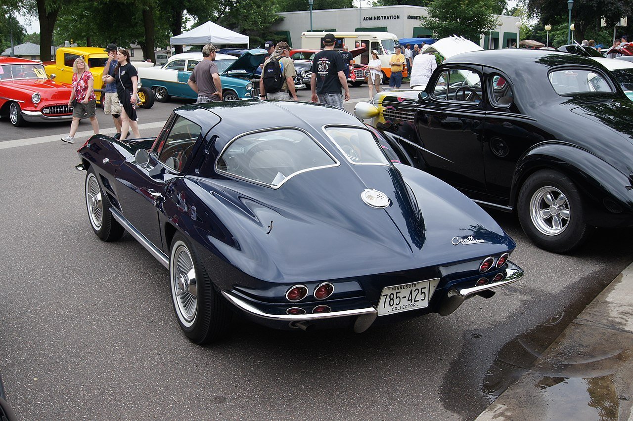 1963 Chevrolet split-window Corvette.