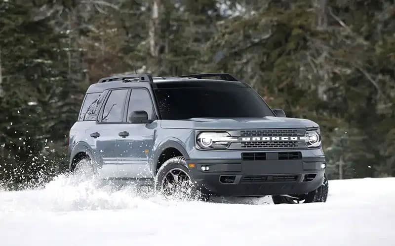 2024 Ford Bronco is great for winter driving.