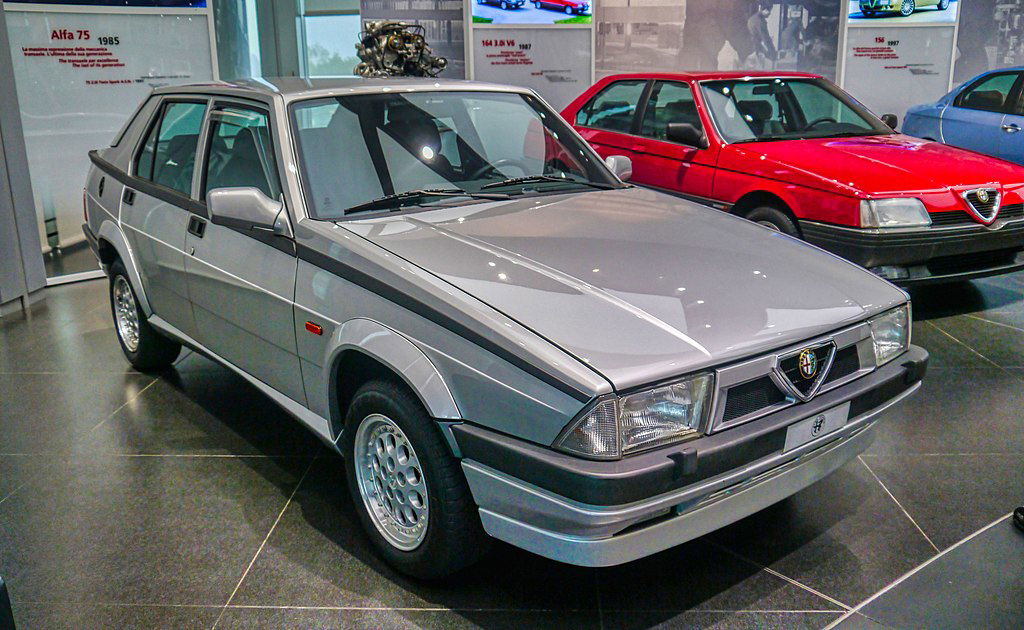 1985 Alfa Romeo Milano sedan.