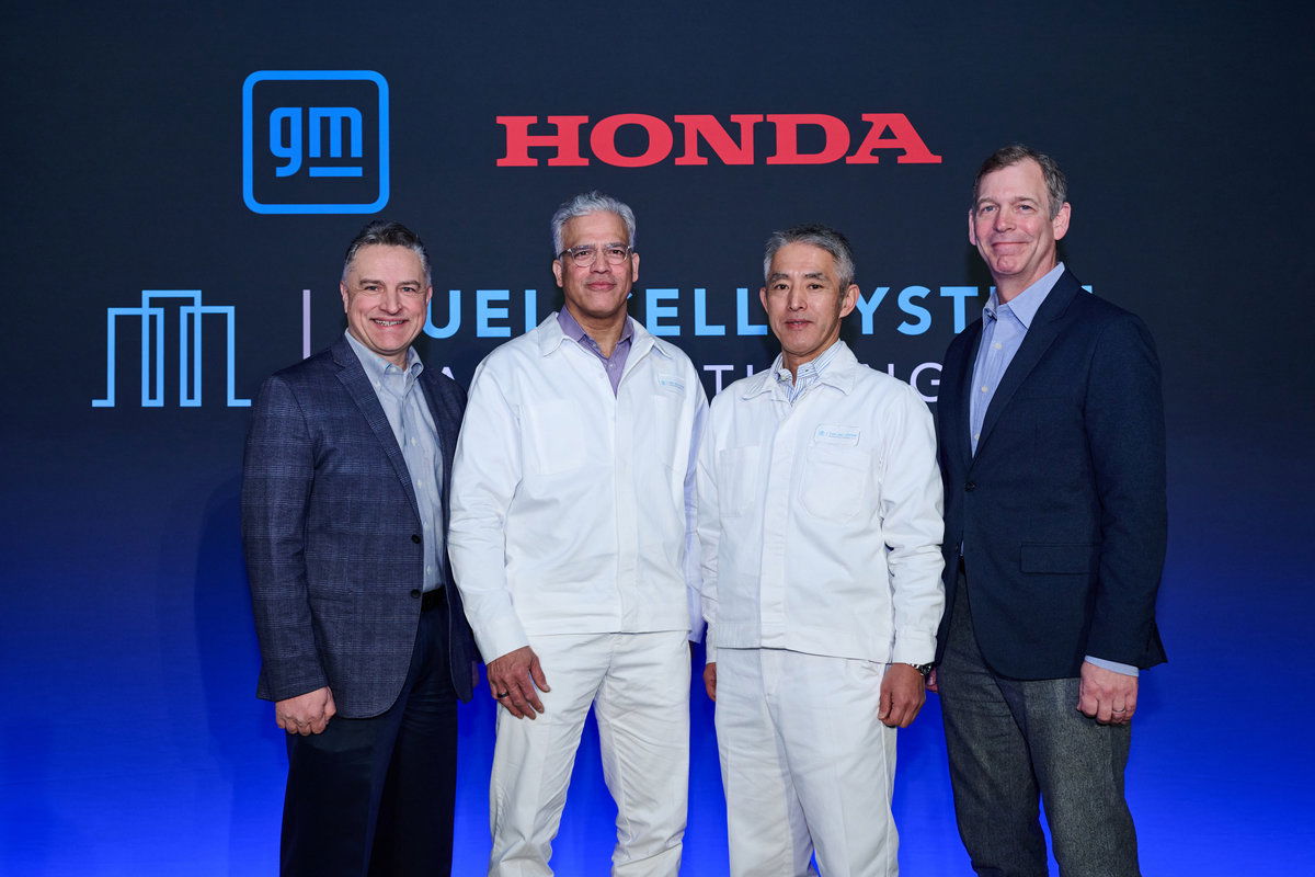 GM and Honda partners to develop hydrogen fuel cells.