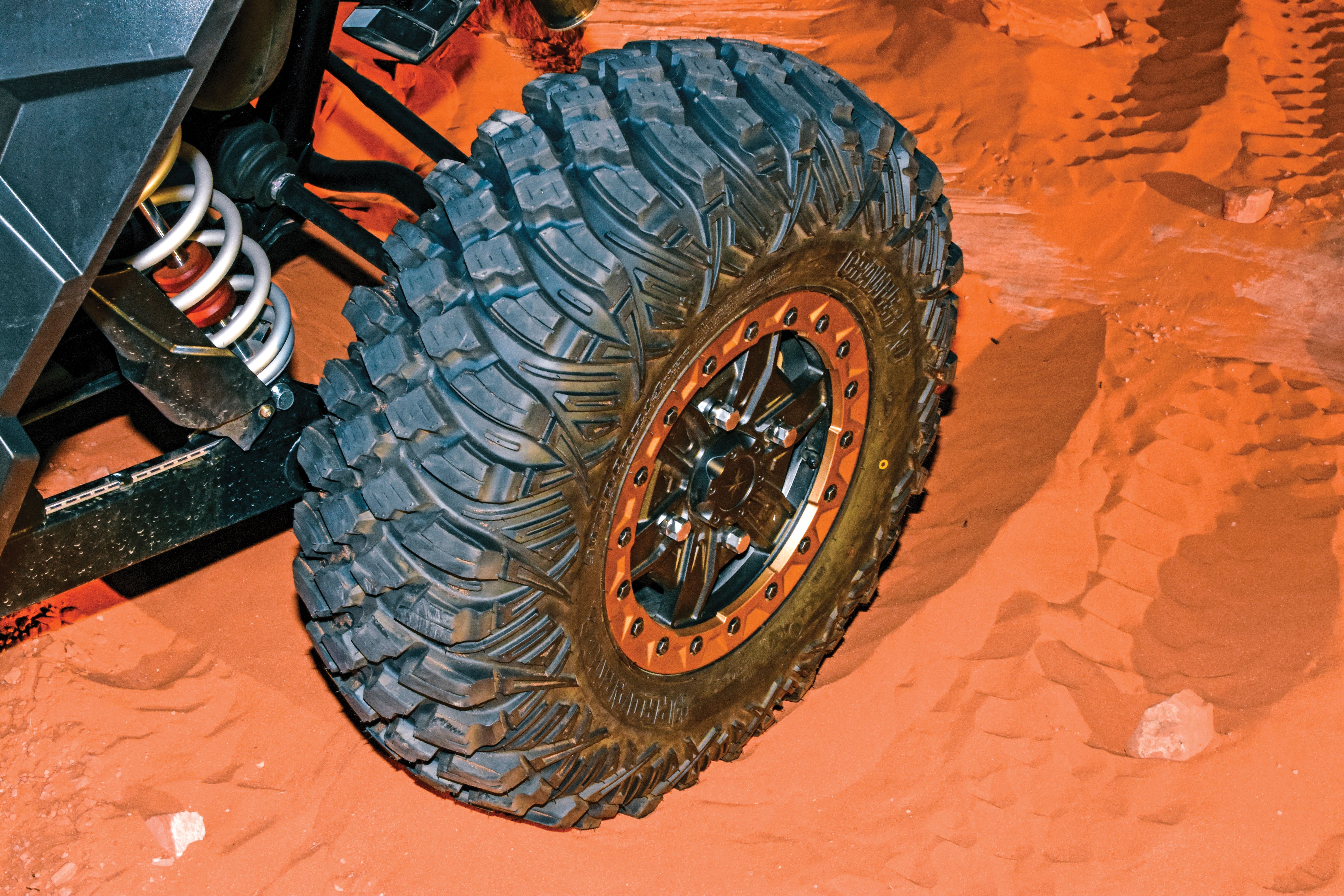 Pro Armor Crawler XG Radial tires.