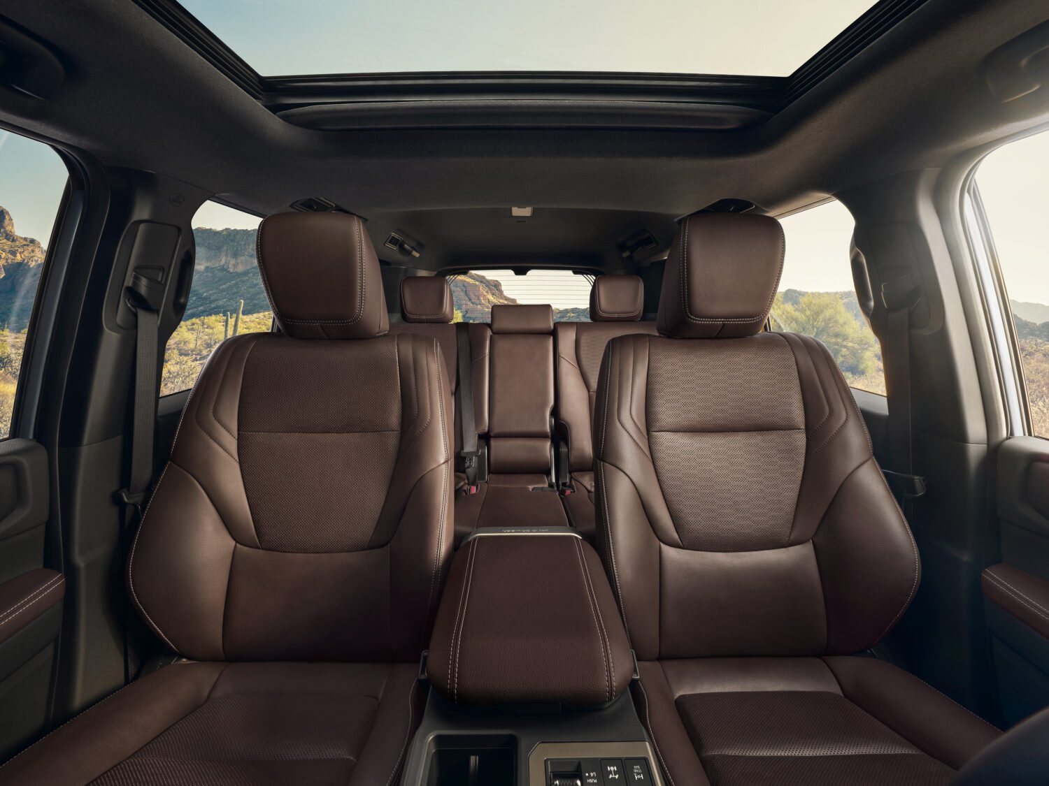 2024 Toyota Land Cruiser interior.