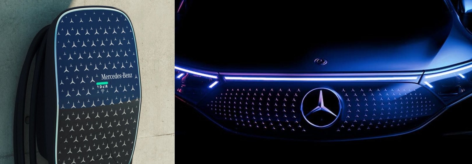 Mercedes-Benz charging wallbox design.