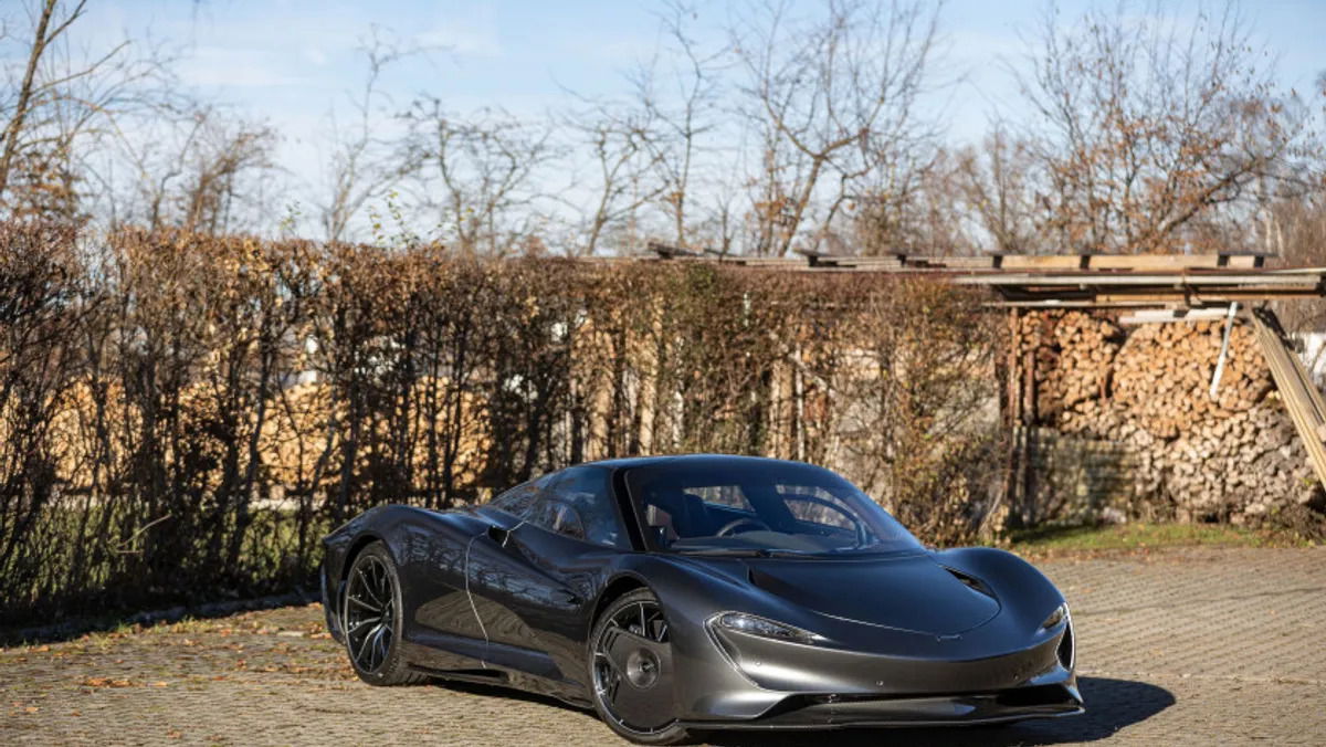 2020 McLaren Speedtail for auction.