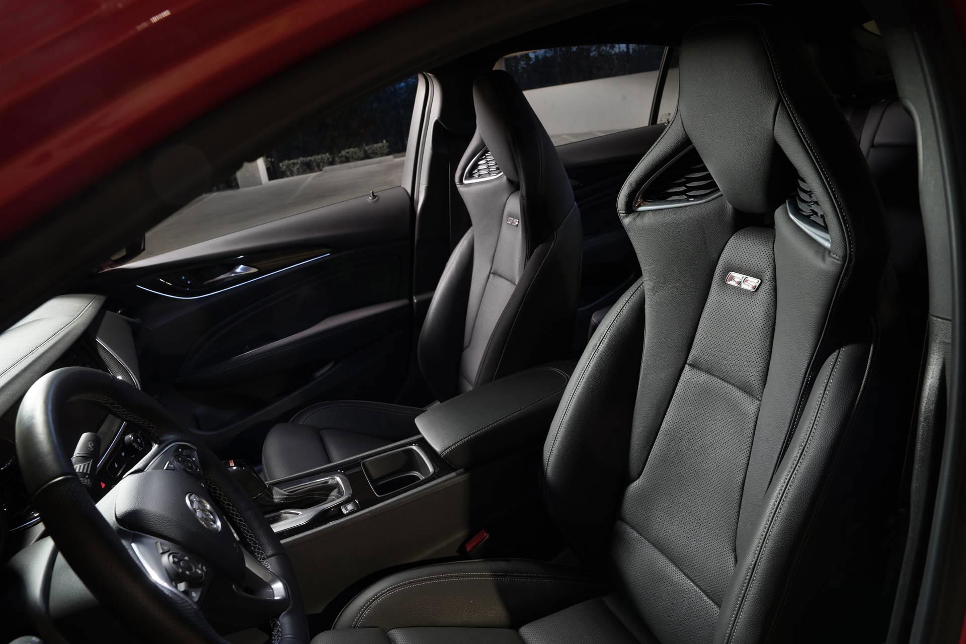 2020 Buick Regal GS performance seats.