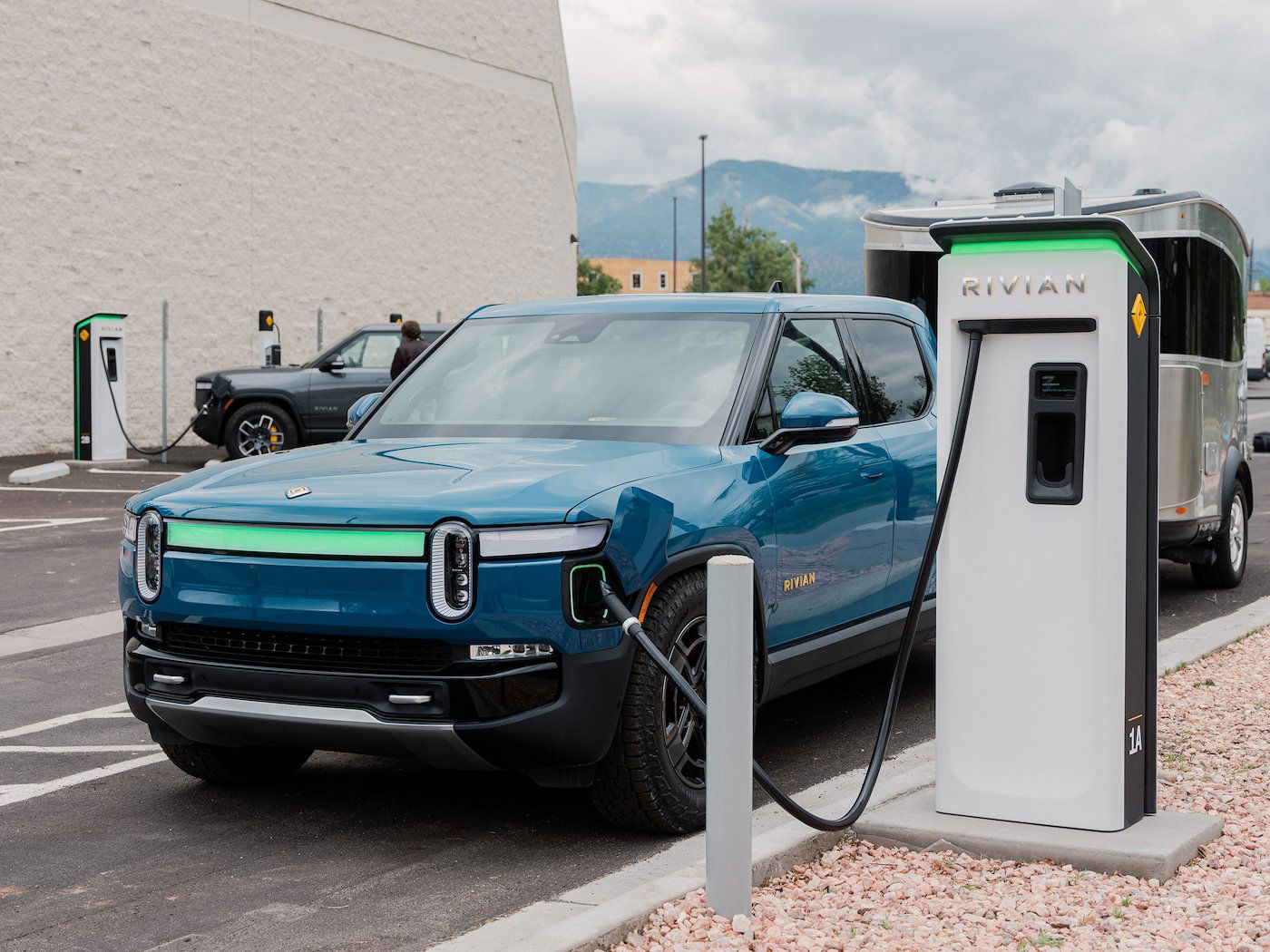 Rivian gains access to Tesla Superchargers.