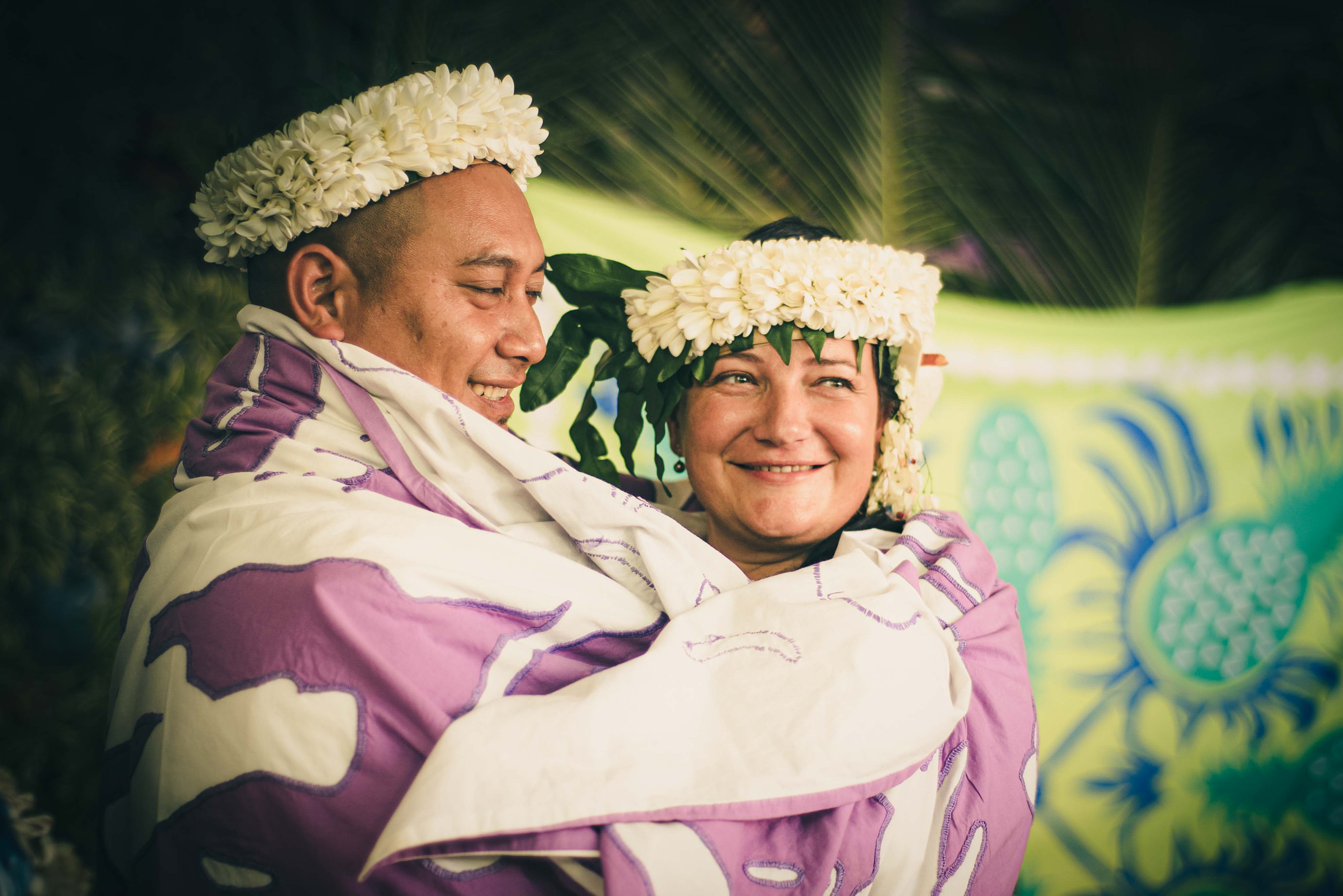 Una boda militar polinesia: La unión de Jess & Moehau en Taravao