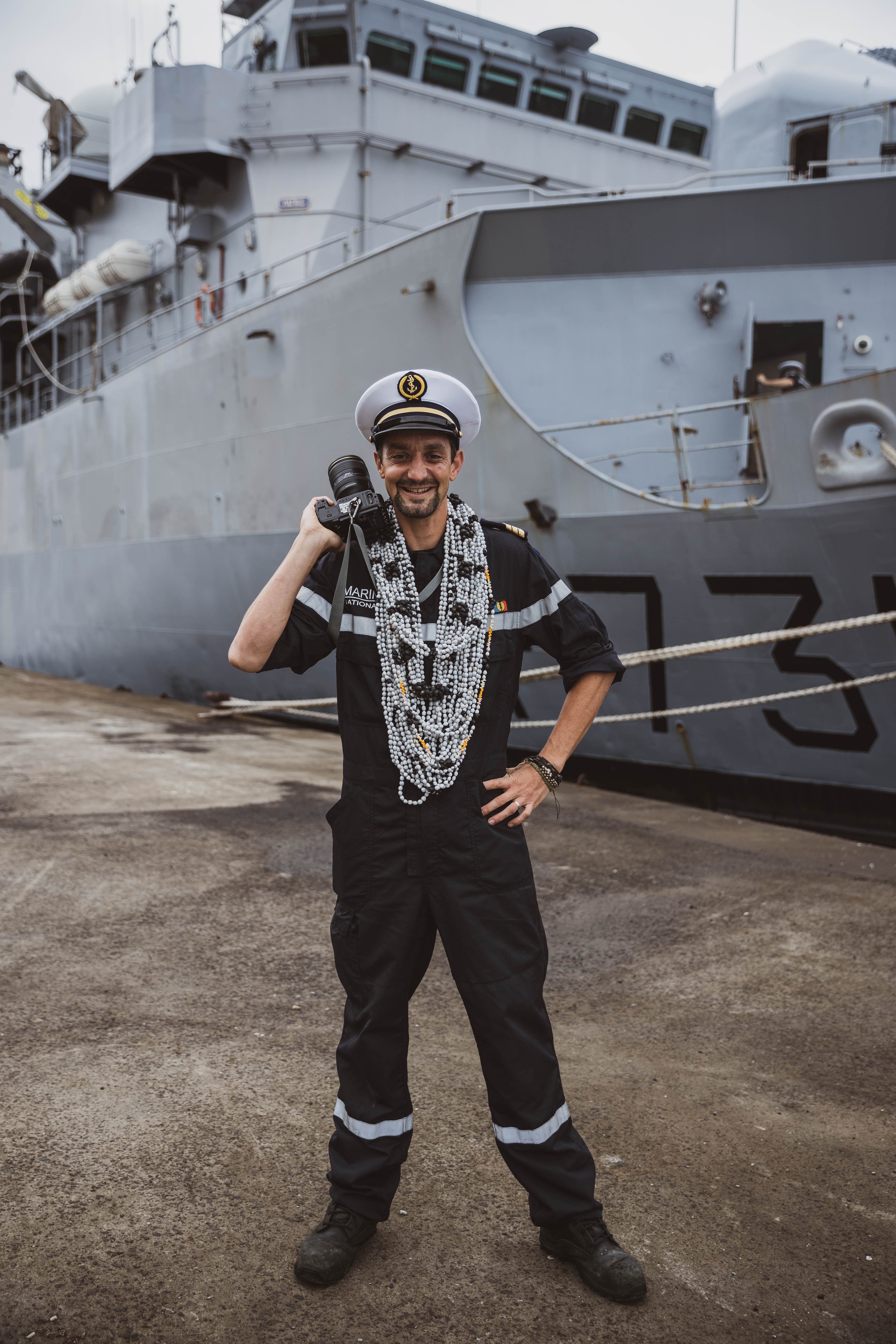 Julien Meillon a fait escale à Rapa Iti en Polynésie française avec la Marine Nationale en 2019.