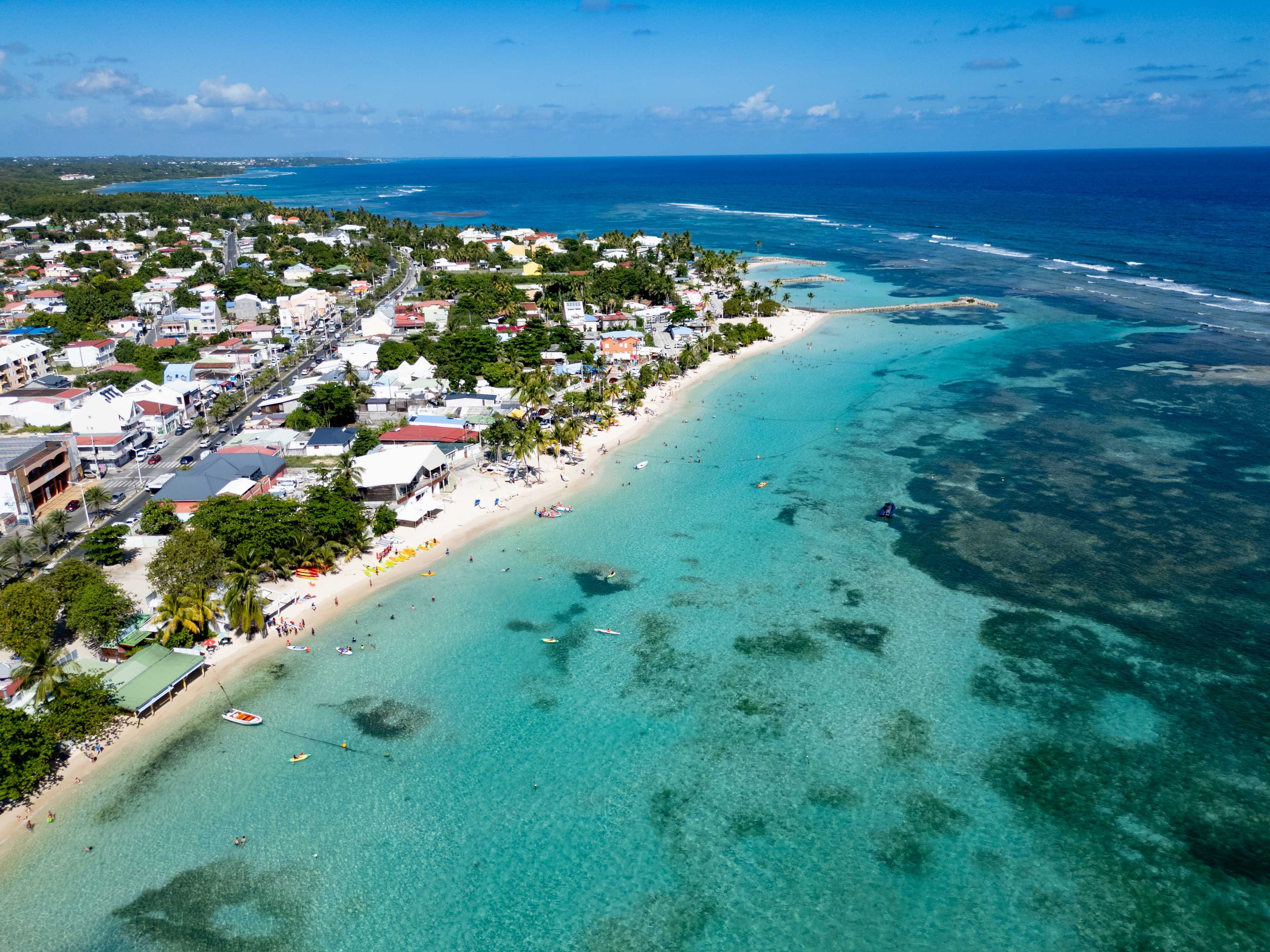 Photo de la ville de Sainte-Anne en Guadeloupe