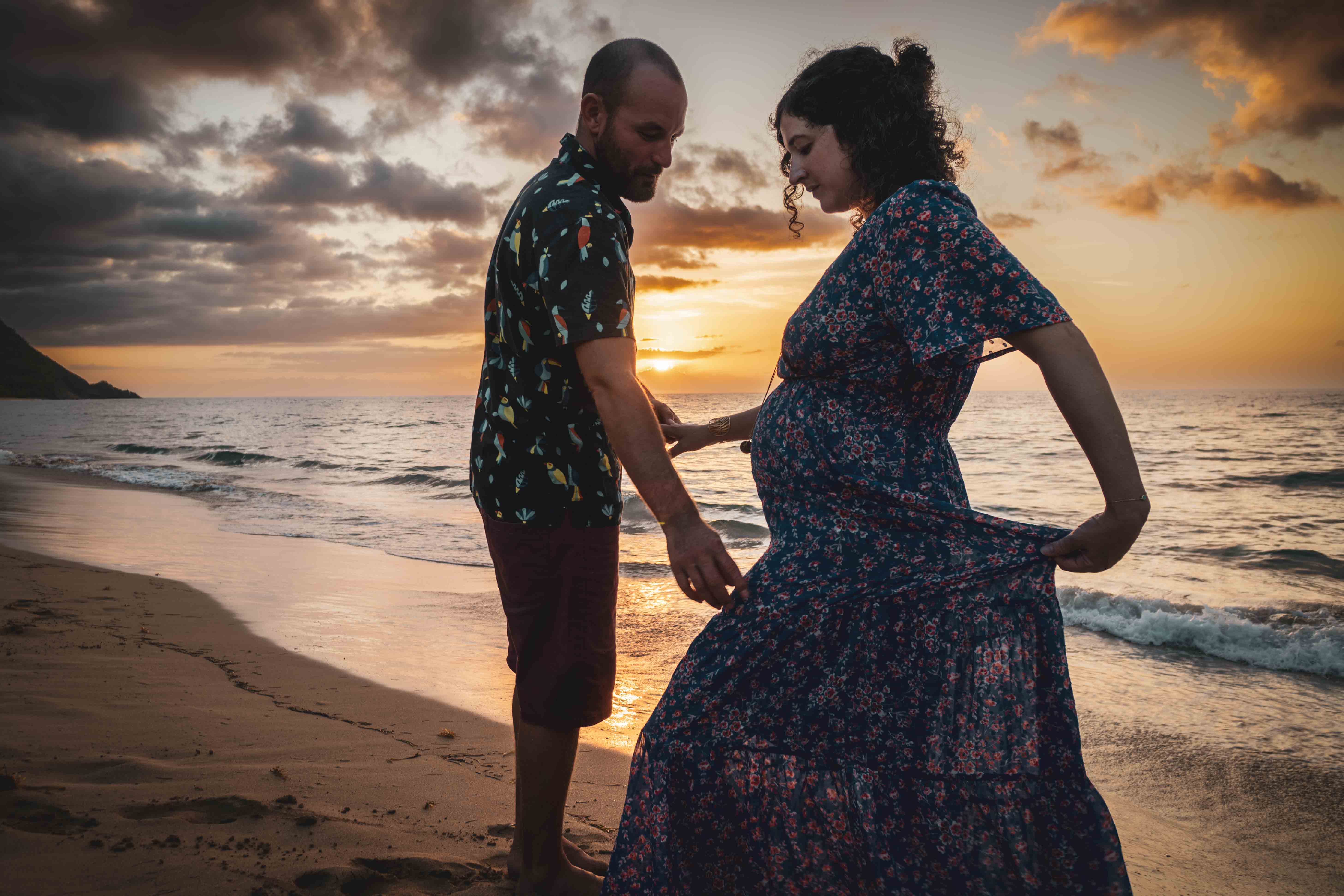 🌴👶🏽 Un moment magique à Grande Anse, Deshaies, Guadeloupe ! 👶🏽🌴
