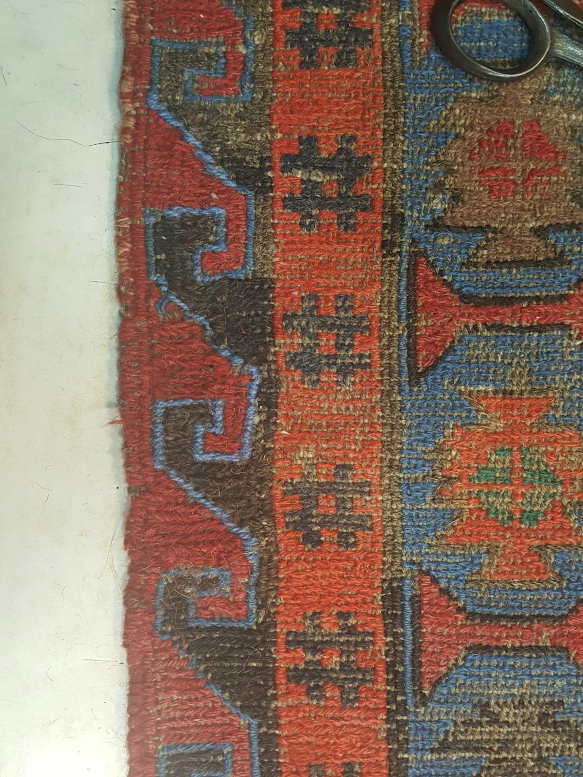שטיח קילים סומק לאחר תיקון כהן שטיחים