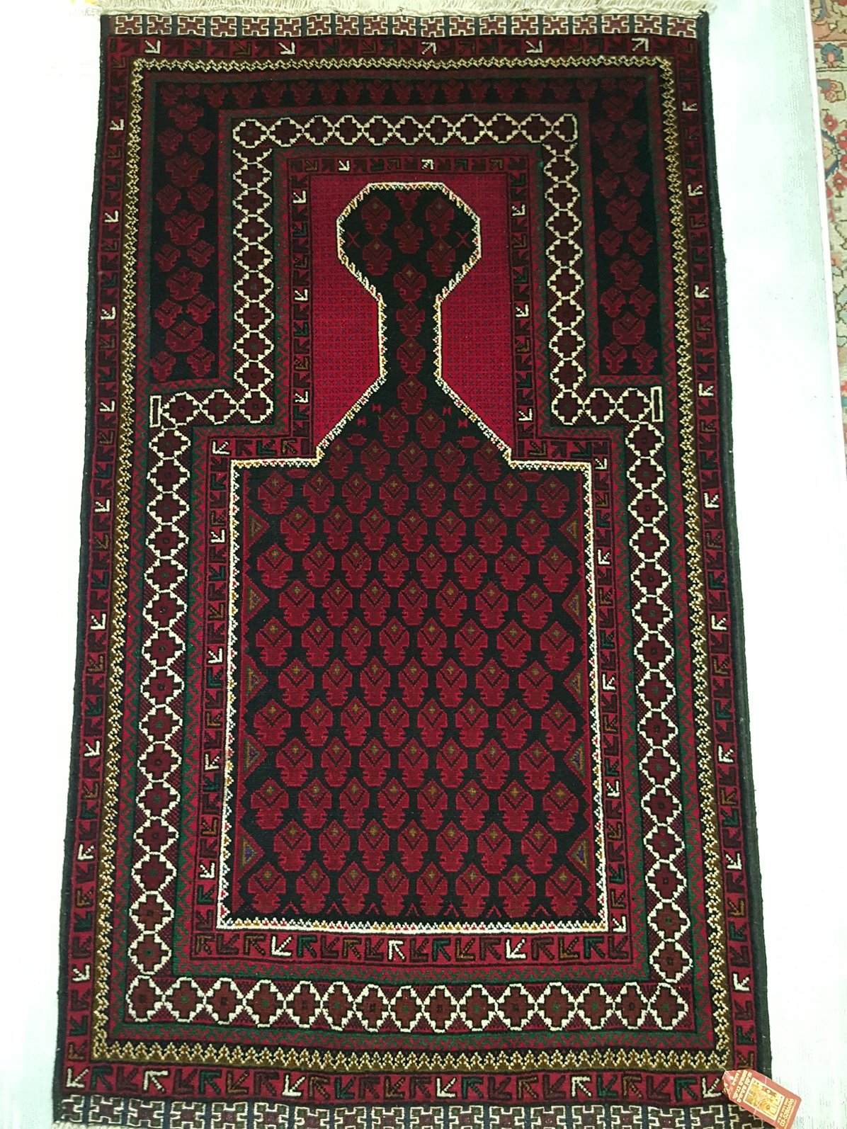 שטיח תפילה אפגני בלוצ'יסטן - כהן שטיחים