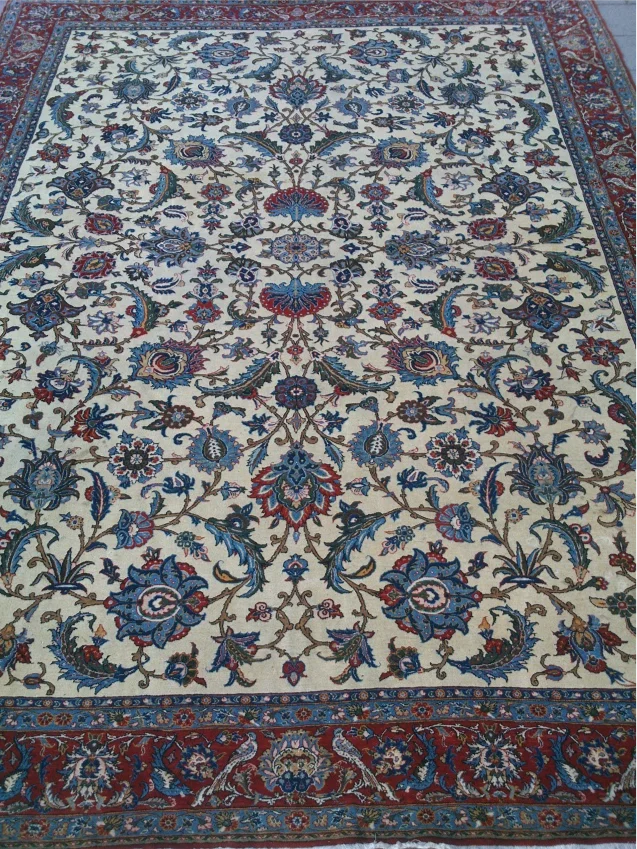 שטיח פרסי קום עתיק
