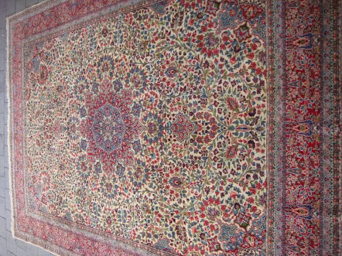 שטיח פרסי קרמן עתיק 
