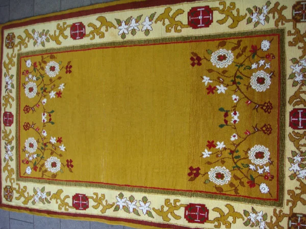 שטיח נפאל צהוב כמו סיני