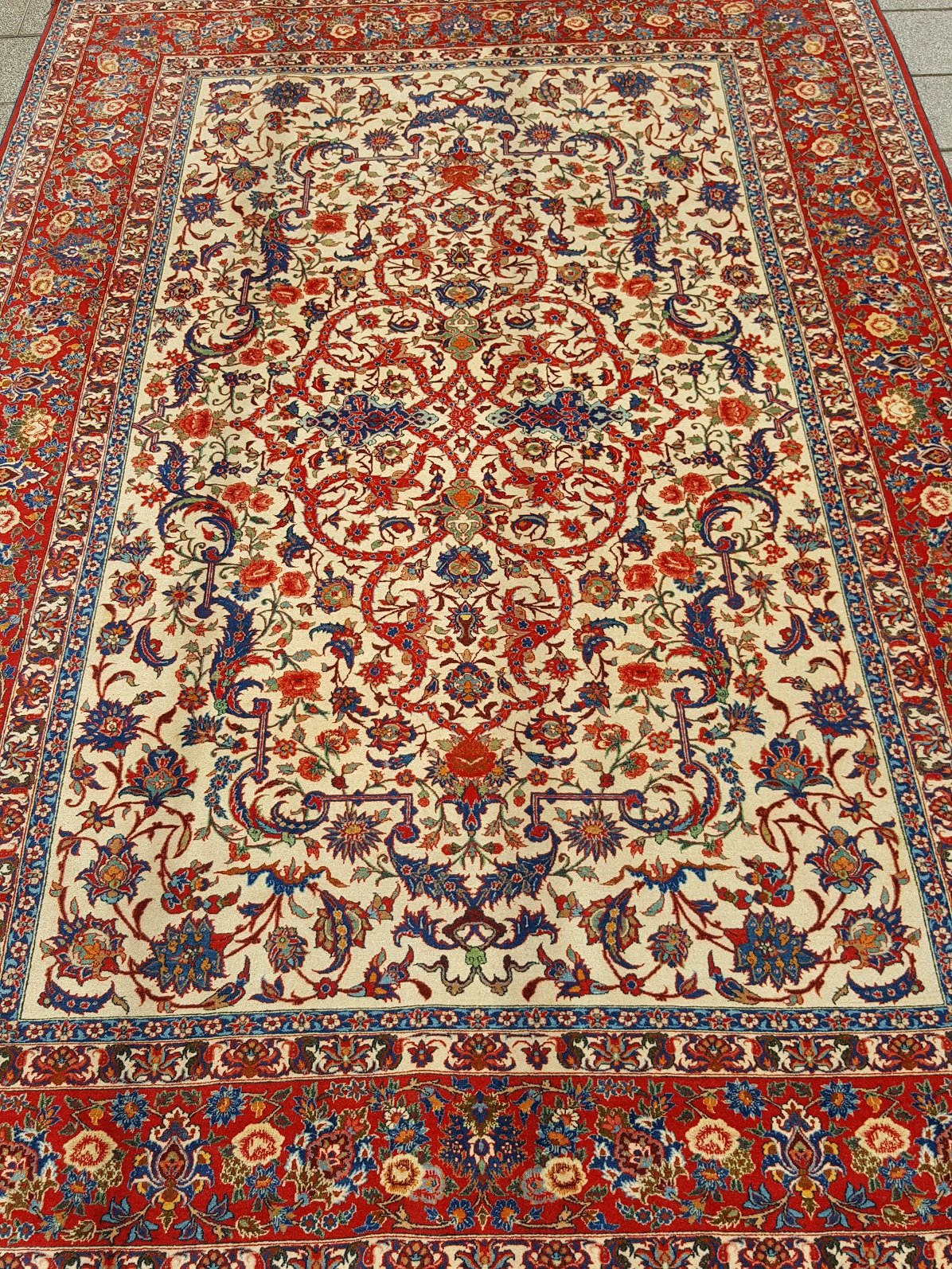 שטיח פרסי איספהאן עתיק