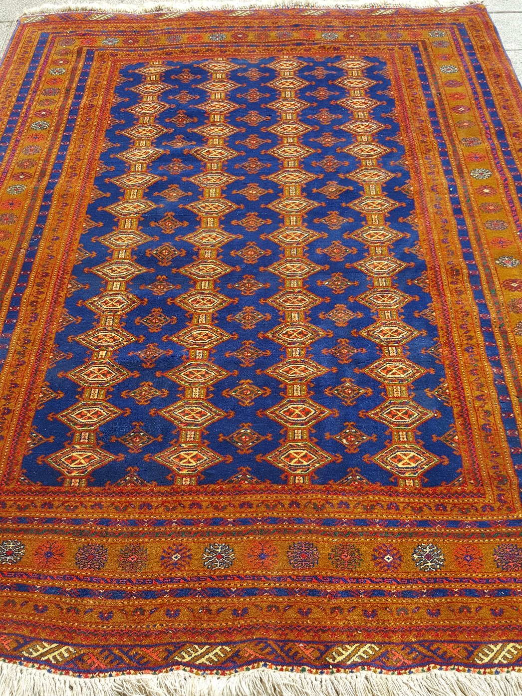 שטיח אפגני כחול ימות