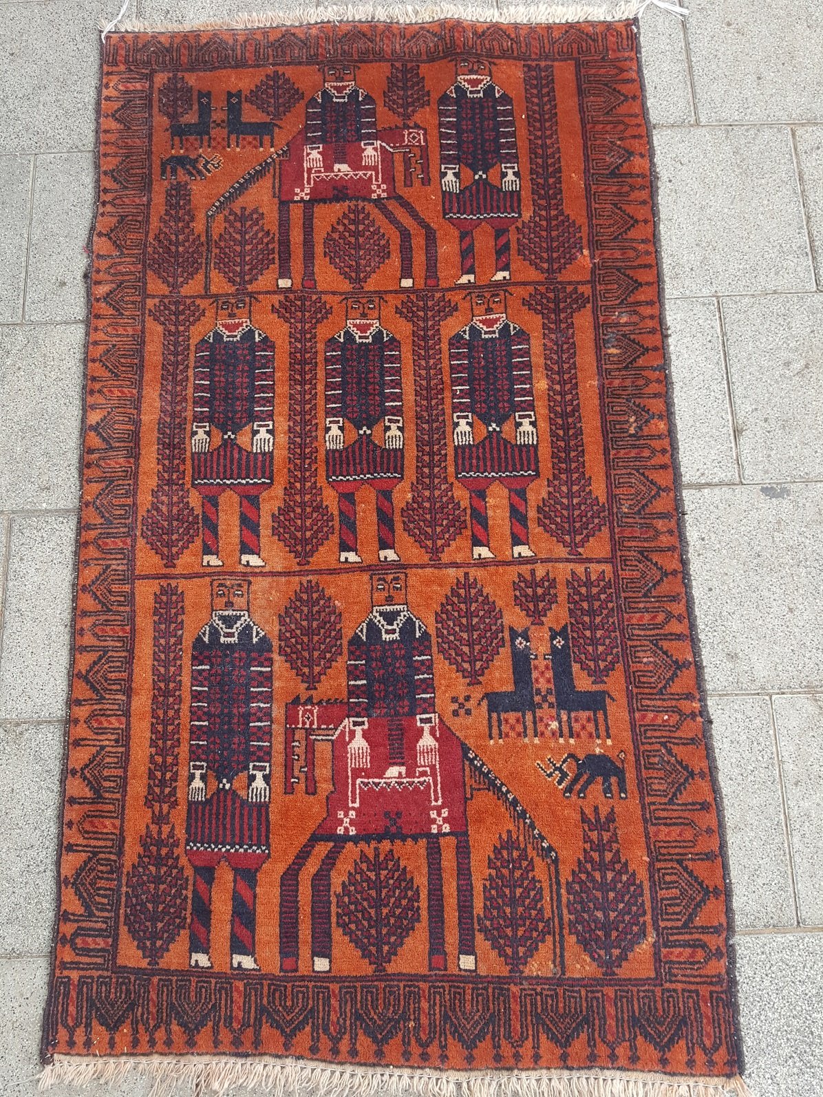 שטיח תפילה אפגני ישן תמונה