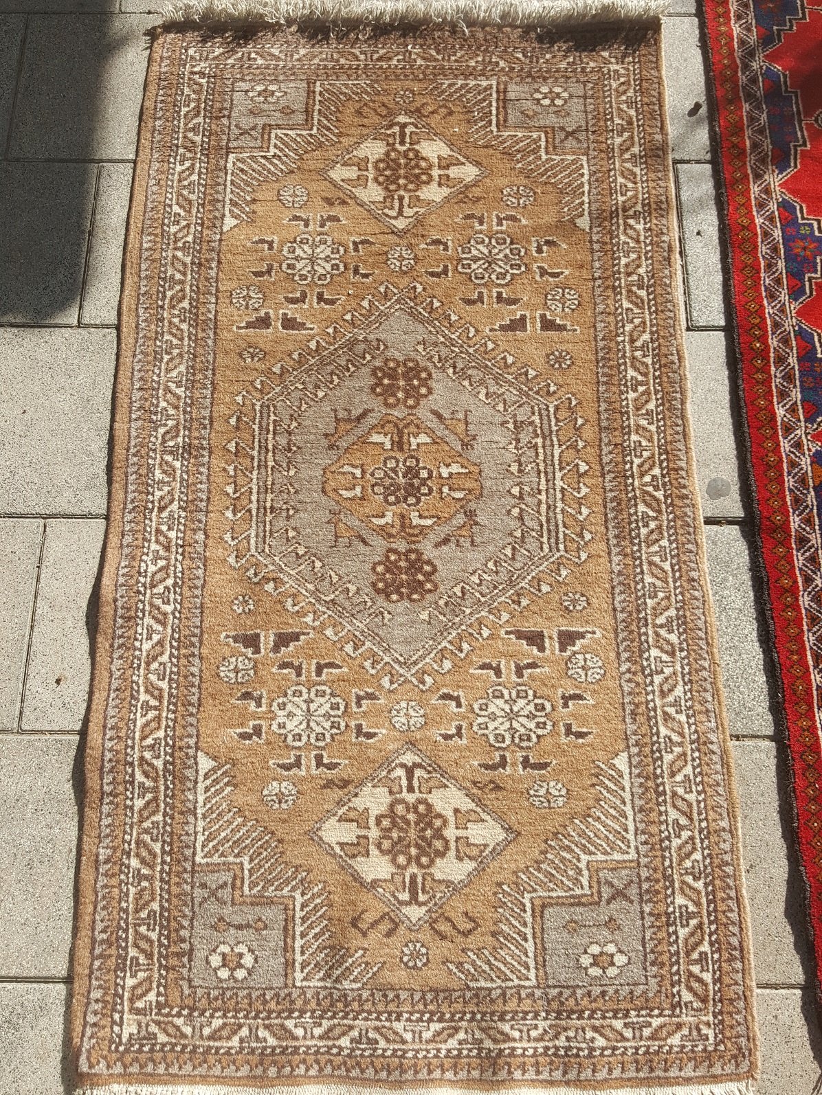 שטיח טורקי קטן חום