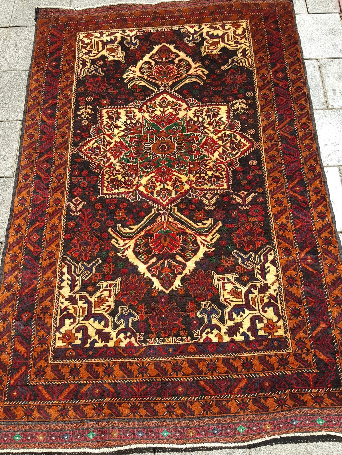 שטיח אפגני שבטי 130*210