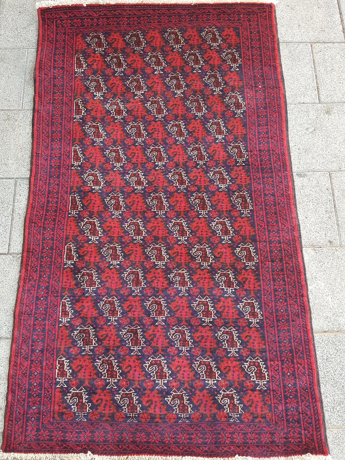 שטיח אפגני עבודת יד