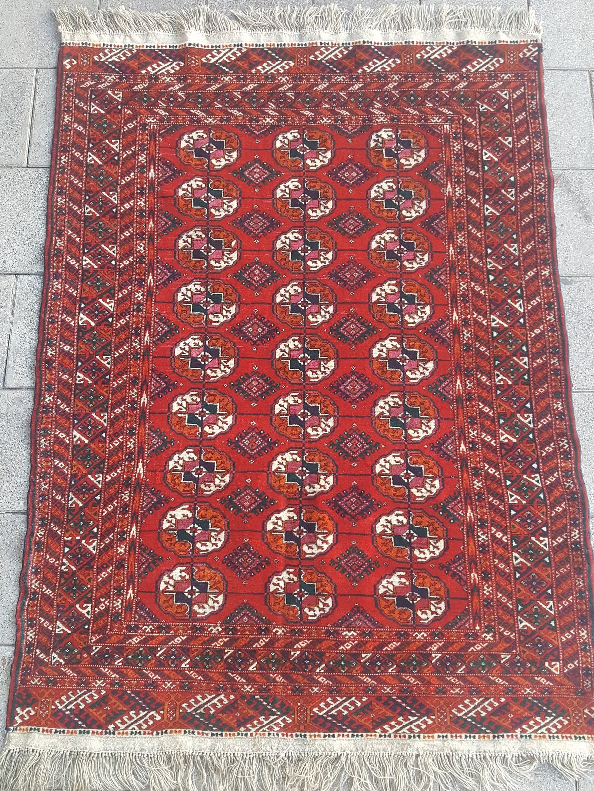 שטיח בוכרי עתיק טורקמניסטן איכותי