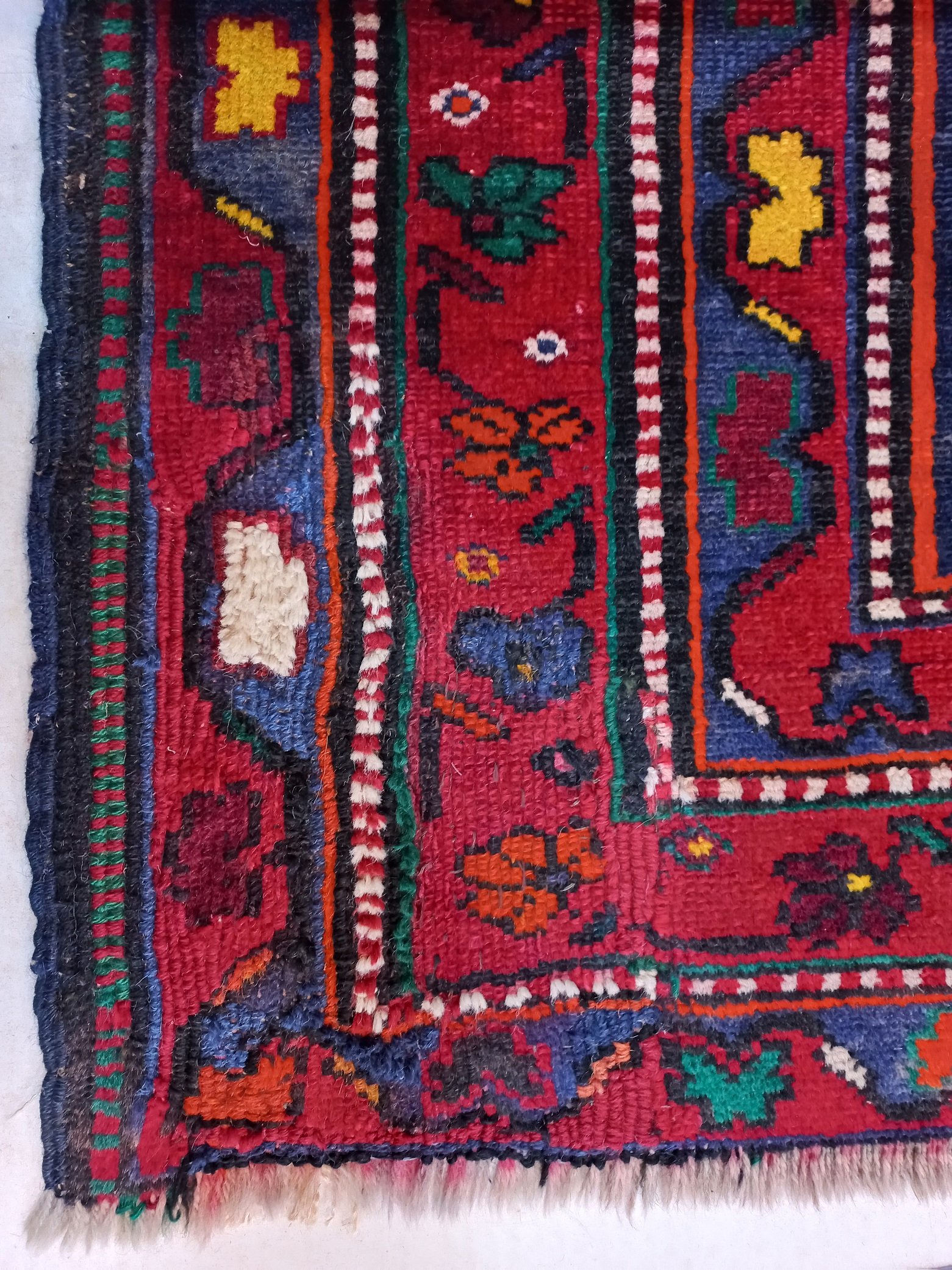 שטיח טורקי לאחר תיקון אומנותי כהן שטיחים