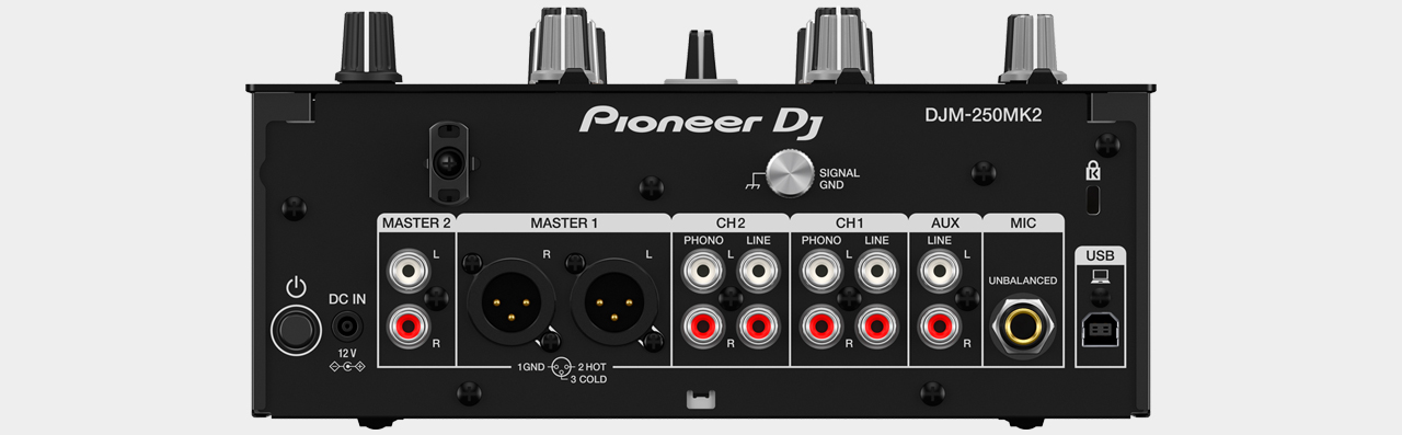 Pioneer DJM-250MK2 - Arrière / Connecteurs