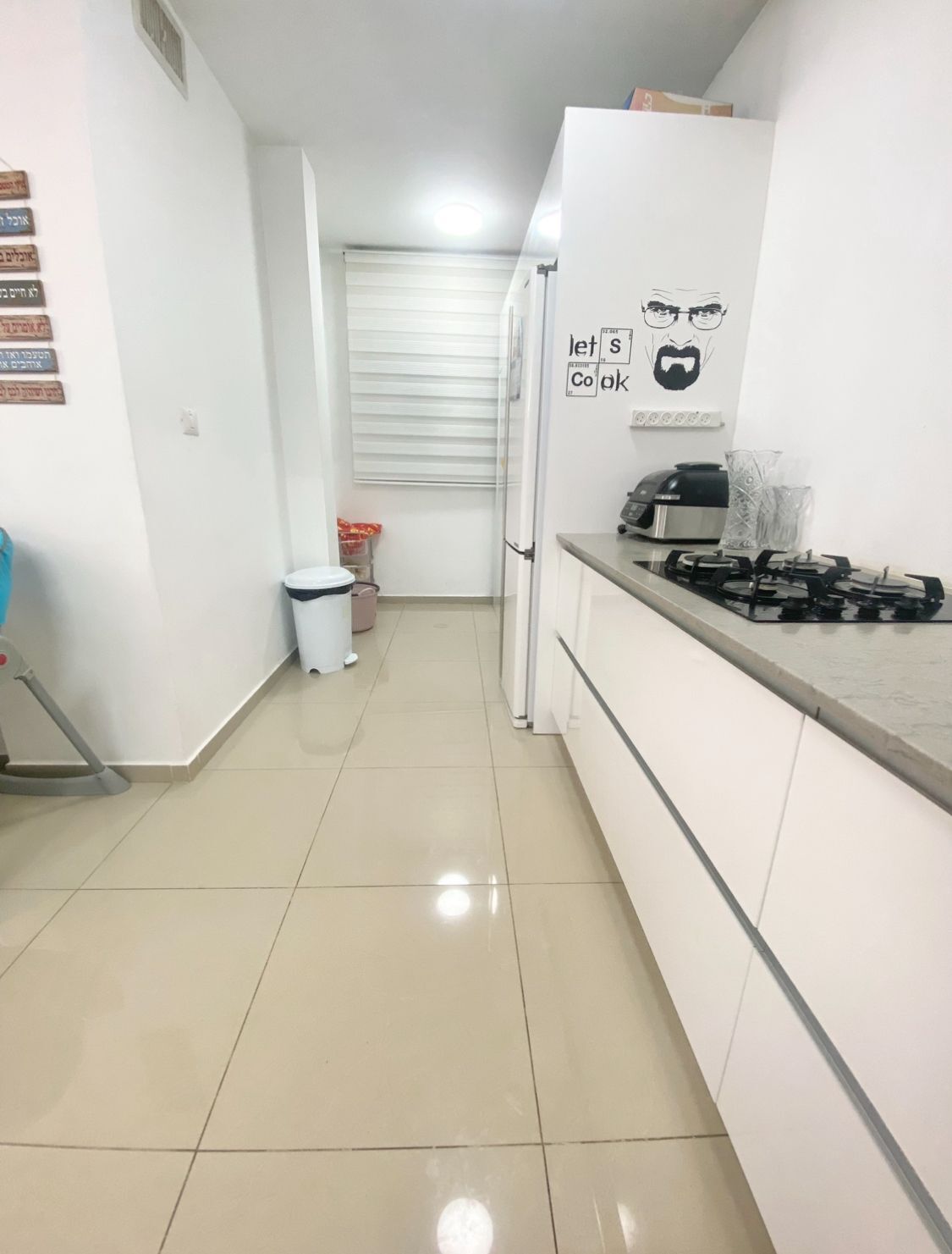 A huge 3-room apartment on Ben Gurion Street, Kiryat Malachi.