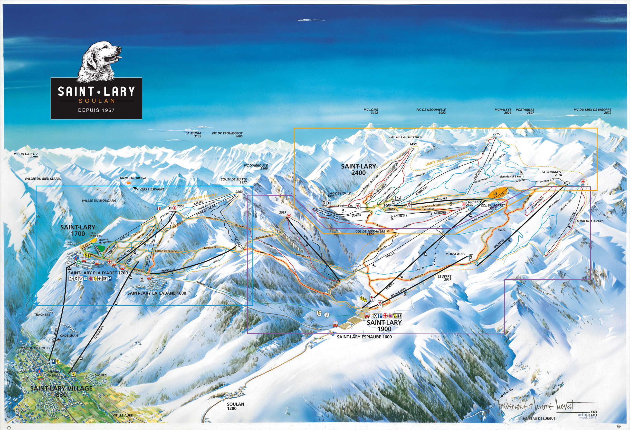 Saint Lary ski resort
