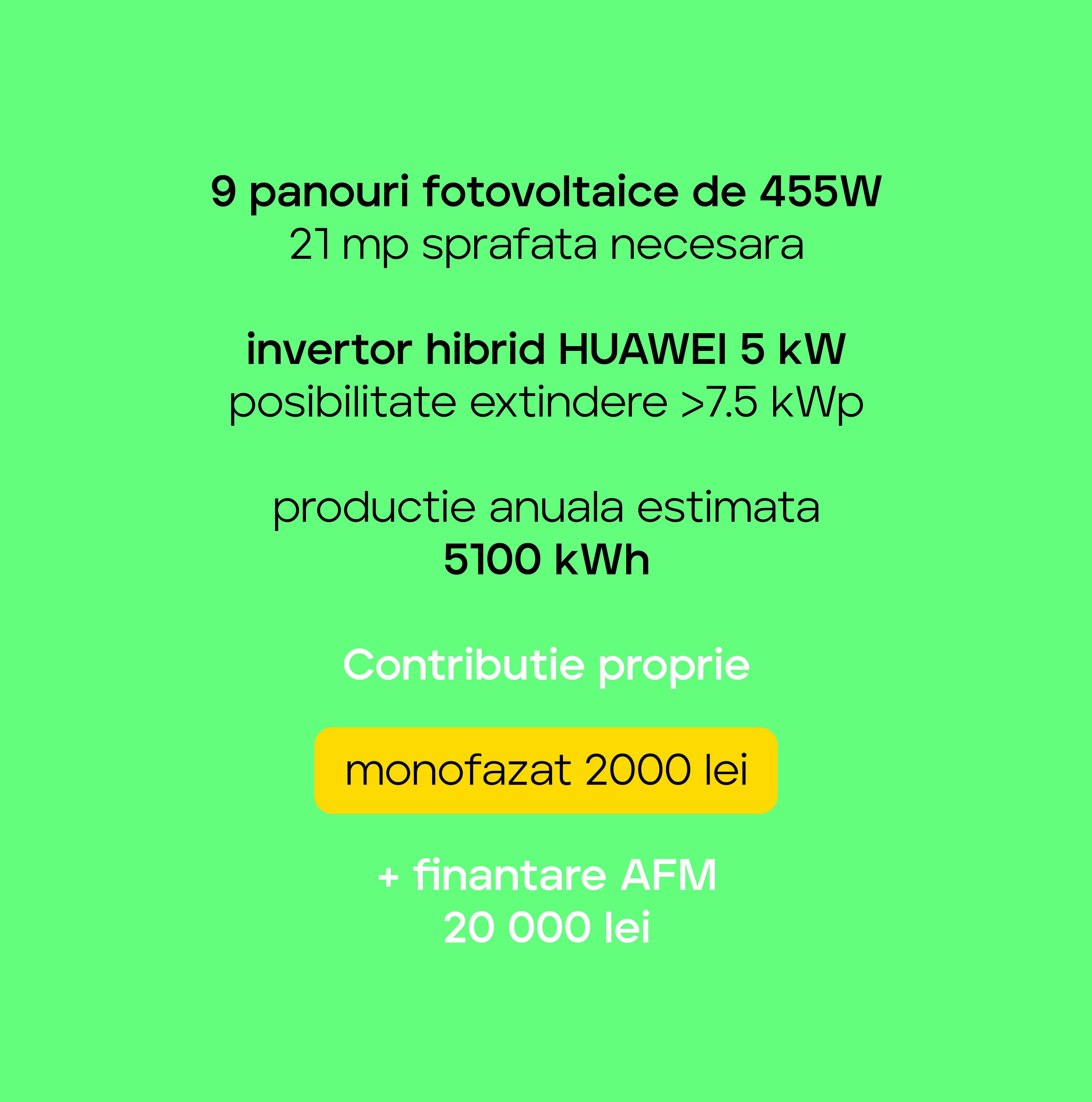 Sistem fotovoltaic 4,1 kWp