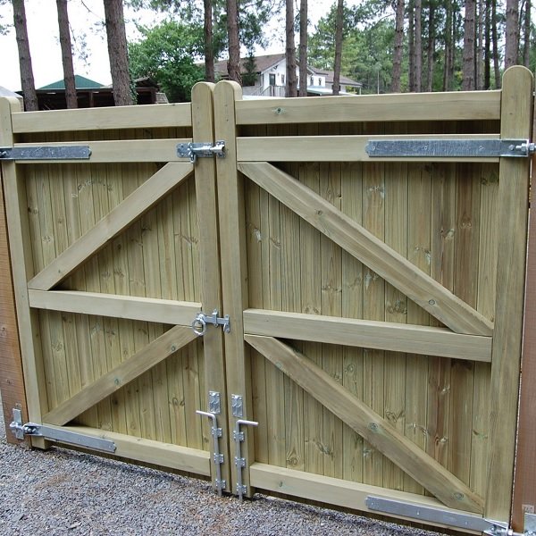 Gate Fittings for Double Wooden Gates