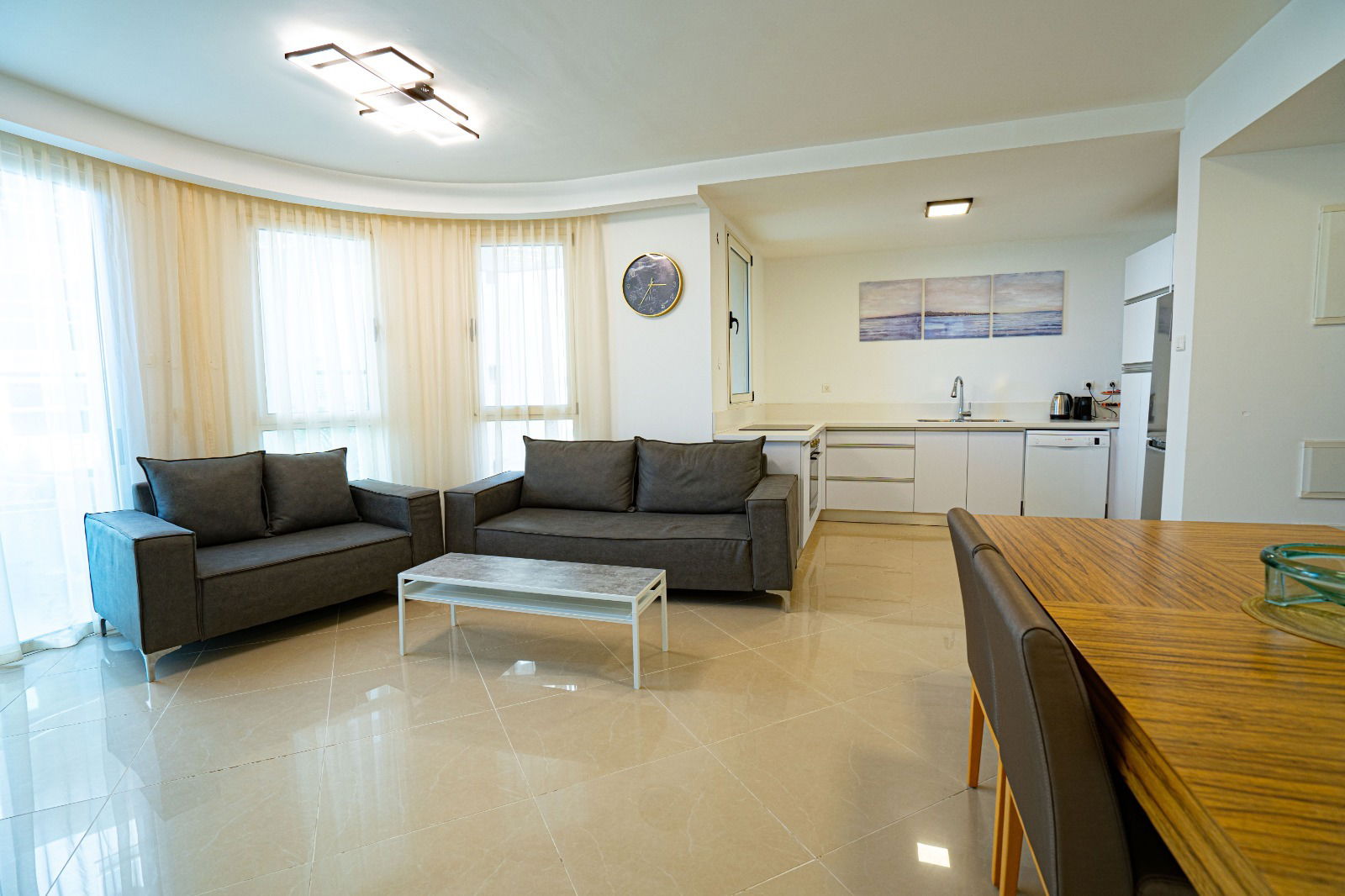 on the apartment