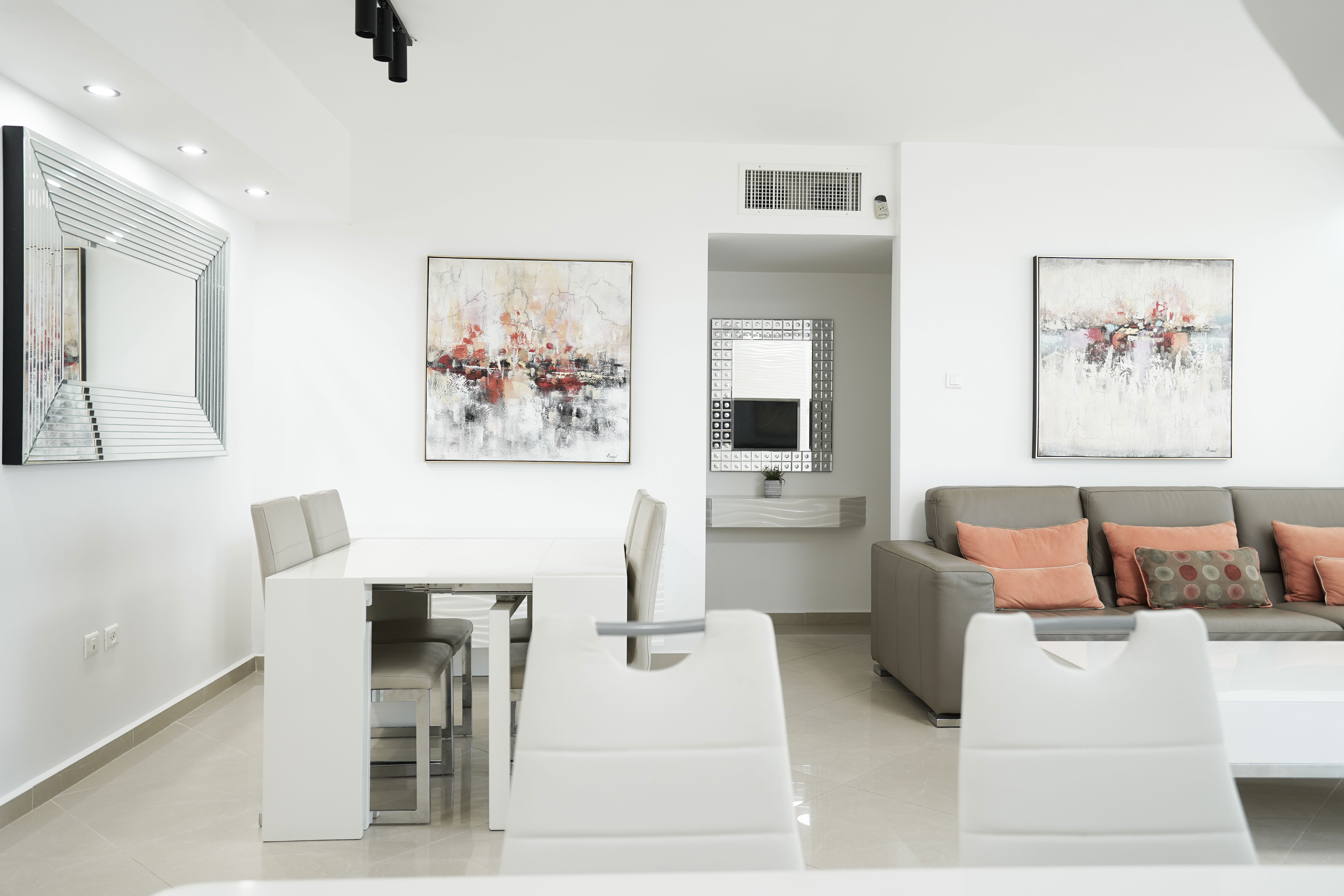 on the apartment