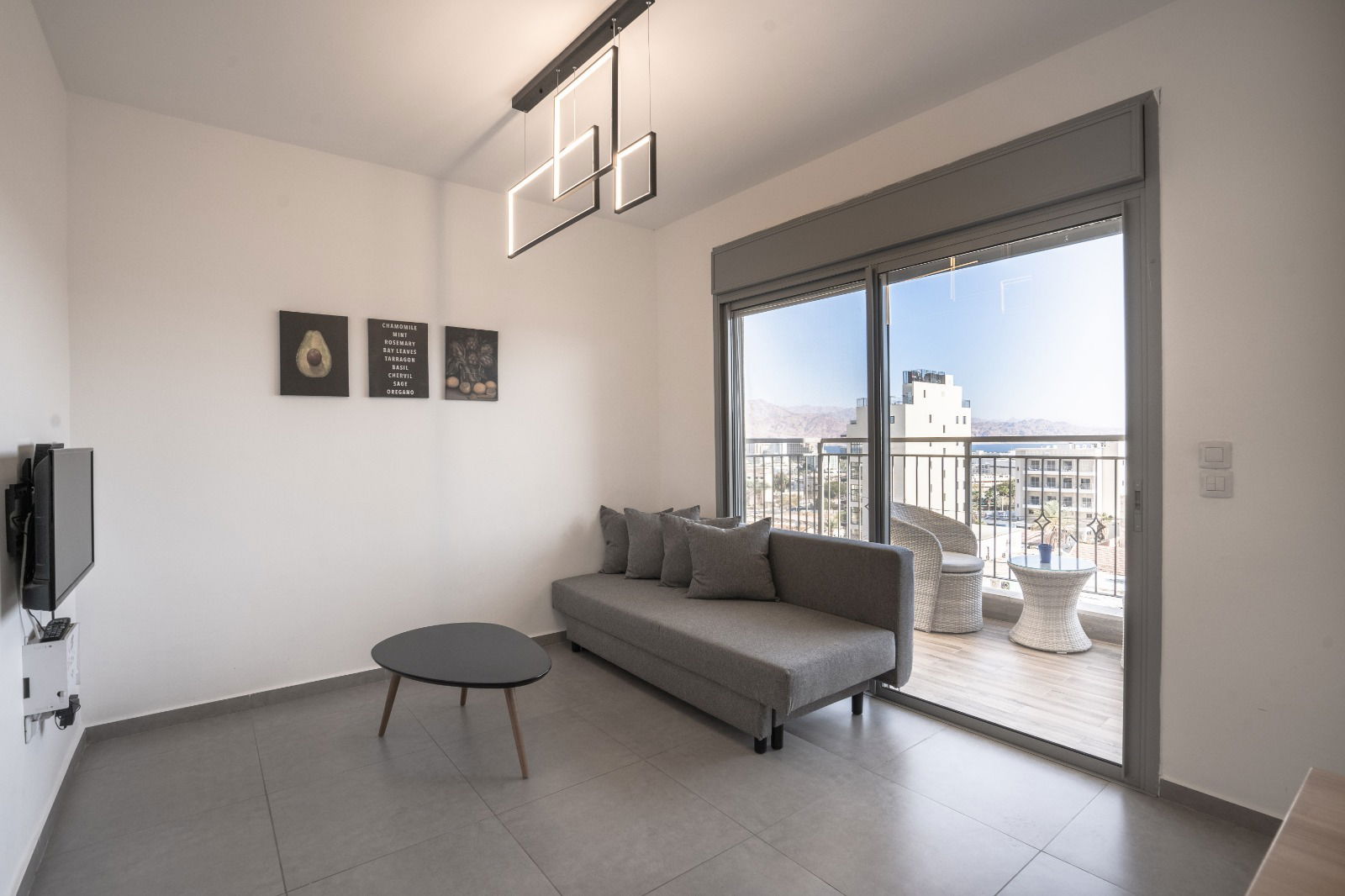 on the apartment