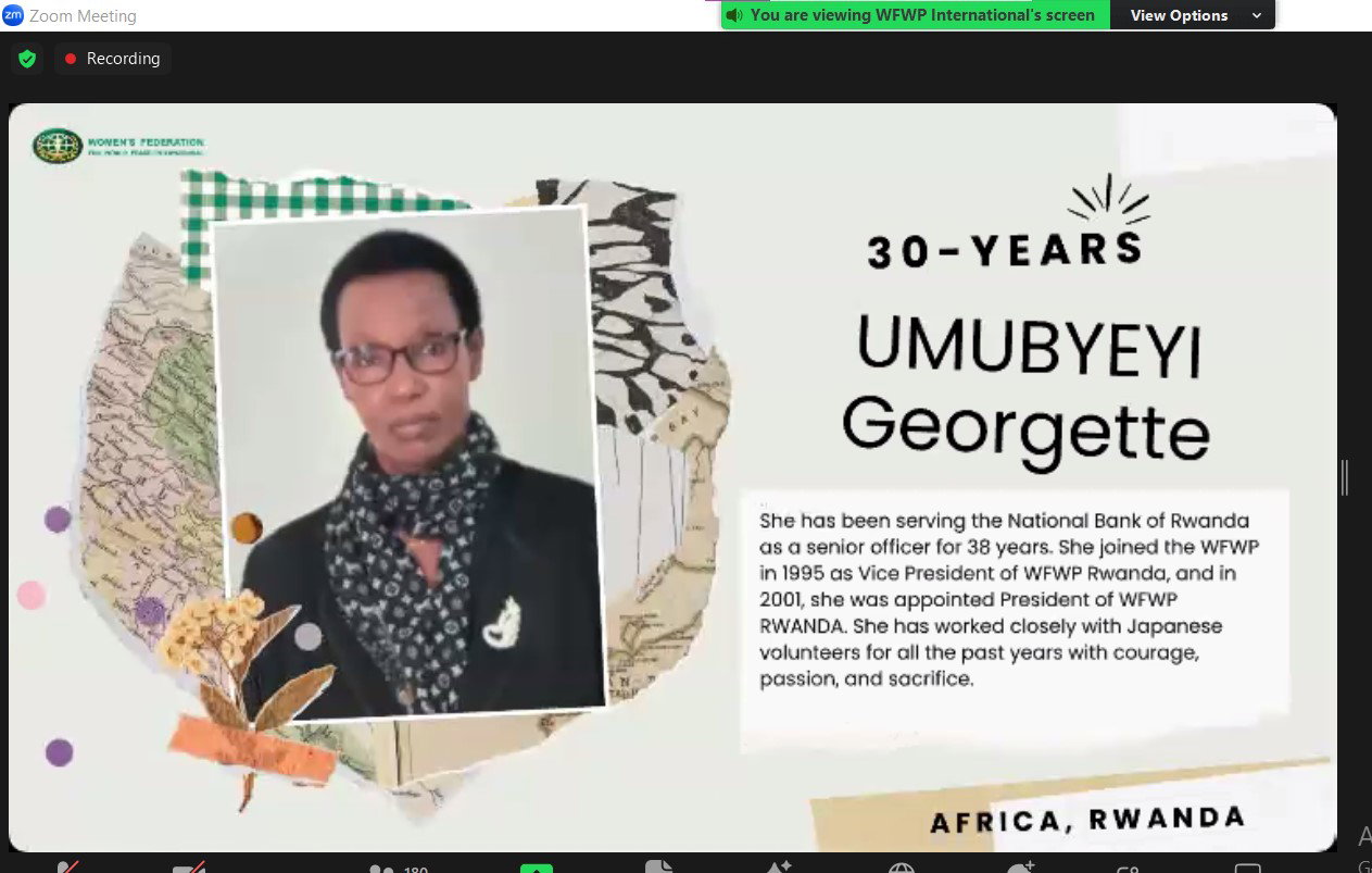 Prix ​​de bénévolat 30 ans