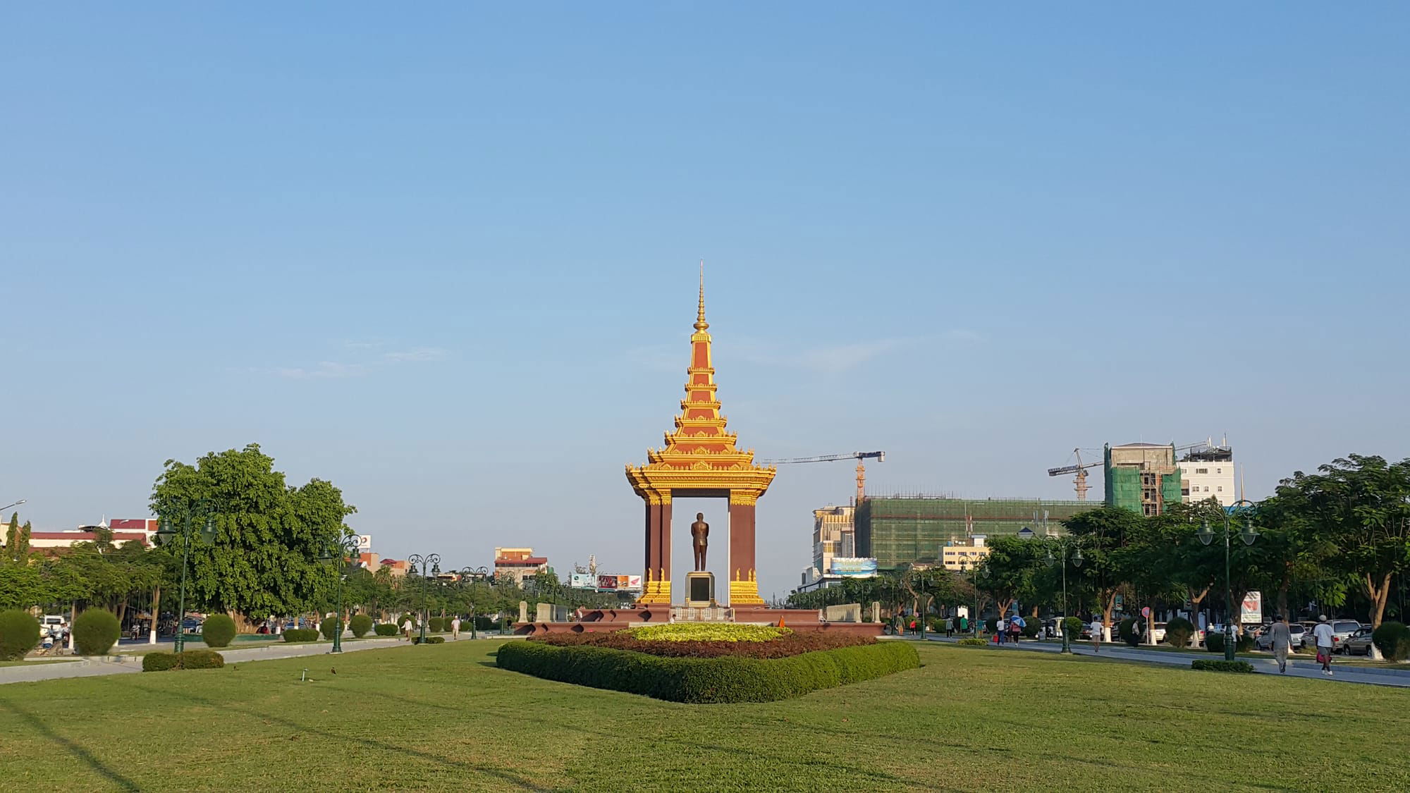 Le monument commémoratif de l'ancien roi Sihanouk 