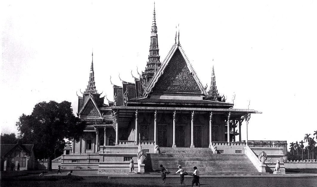 Salle du trône du palais royal cambodgien