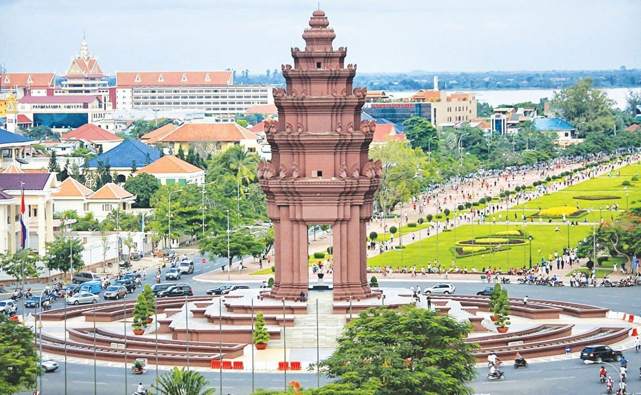 Le Monument de l'indépendance de Phnom Penh