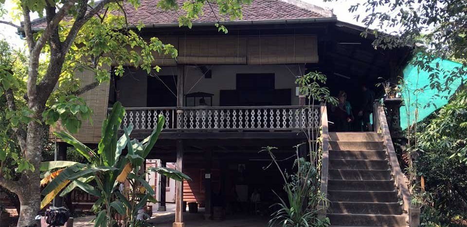 La maison traditionnelle khmère à Battambang