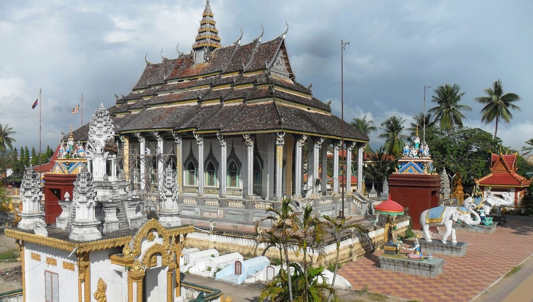 Wat Damrei Sor à Battambang 