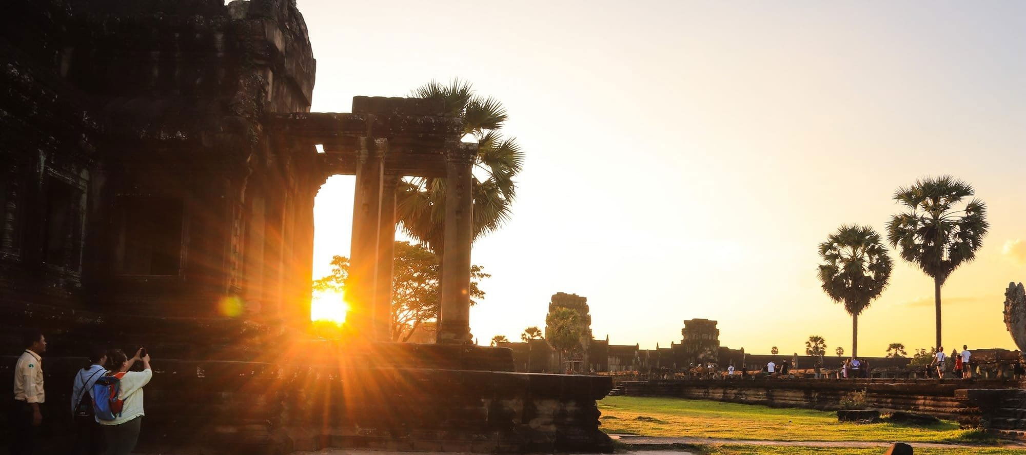 Le lever de soleil à Angkor Vat