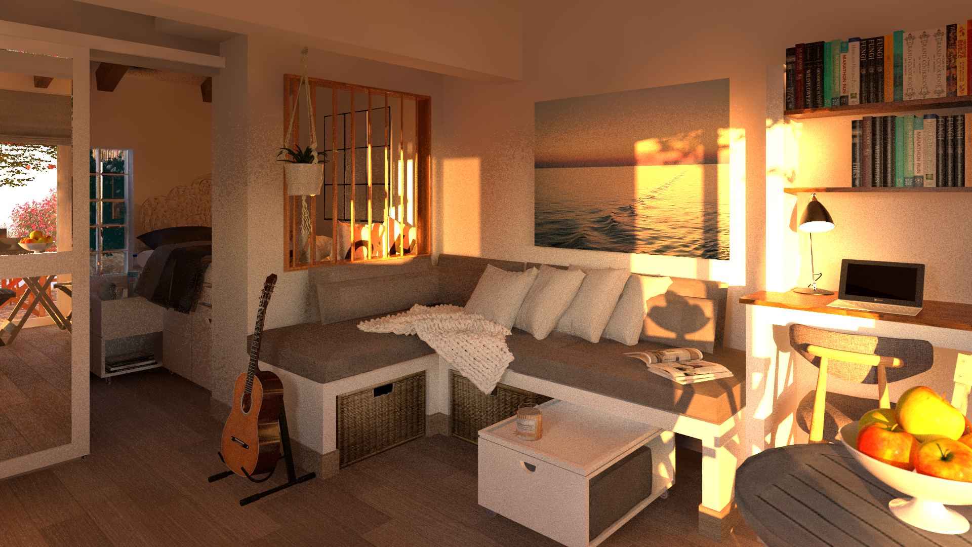 Umbau eines Anbaus in ein Studio