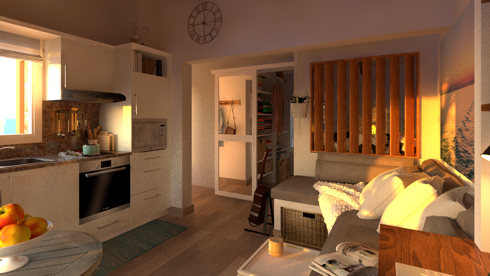 Umbau eines Anbaus in ein Studio