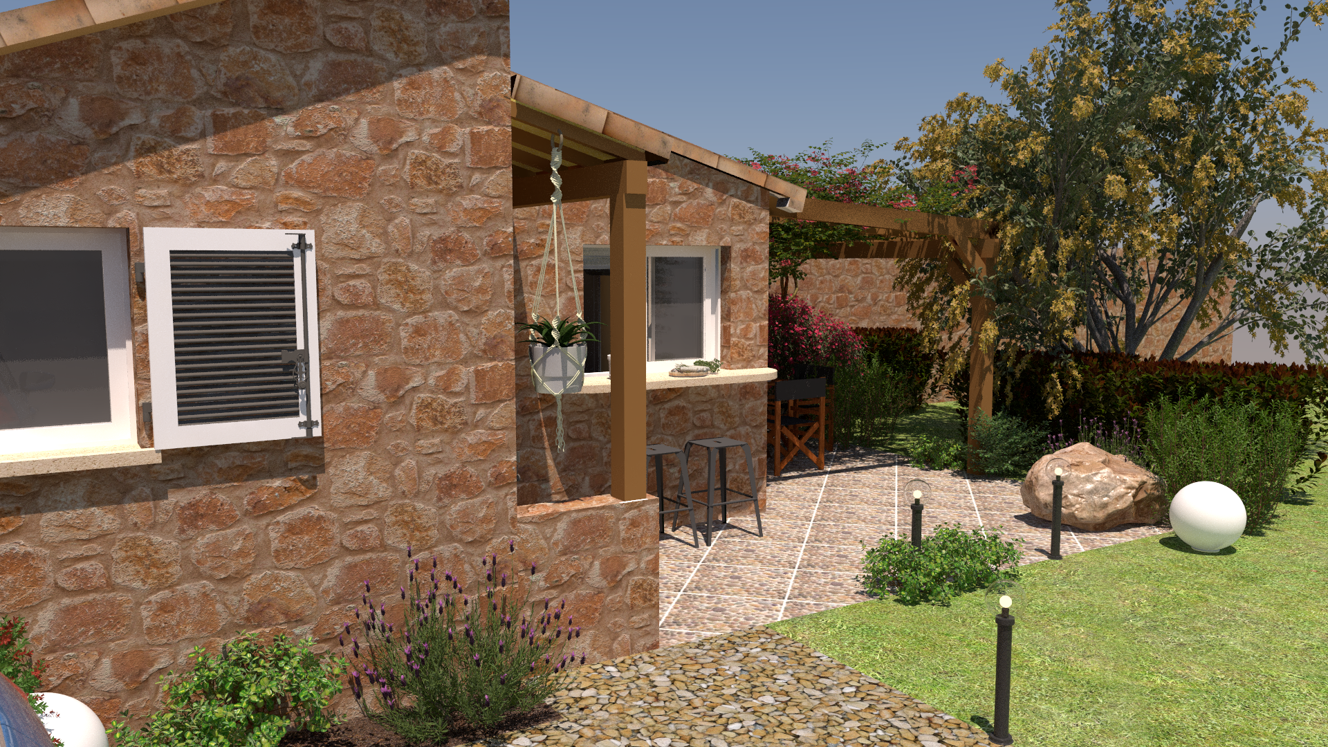 Umbau eines Anbaus in ein Studio