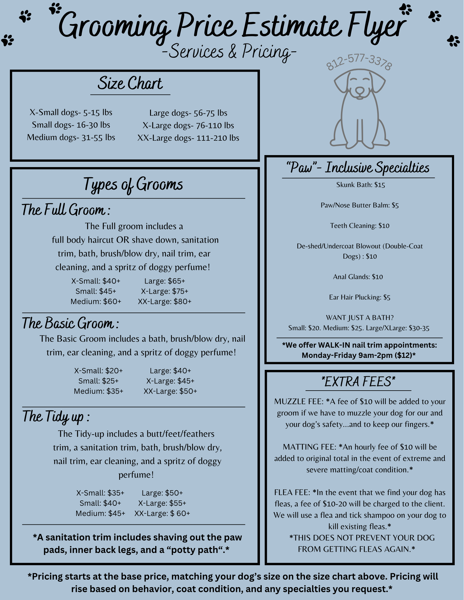 Grooming K9 COUNTRY CLUB