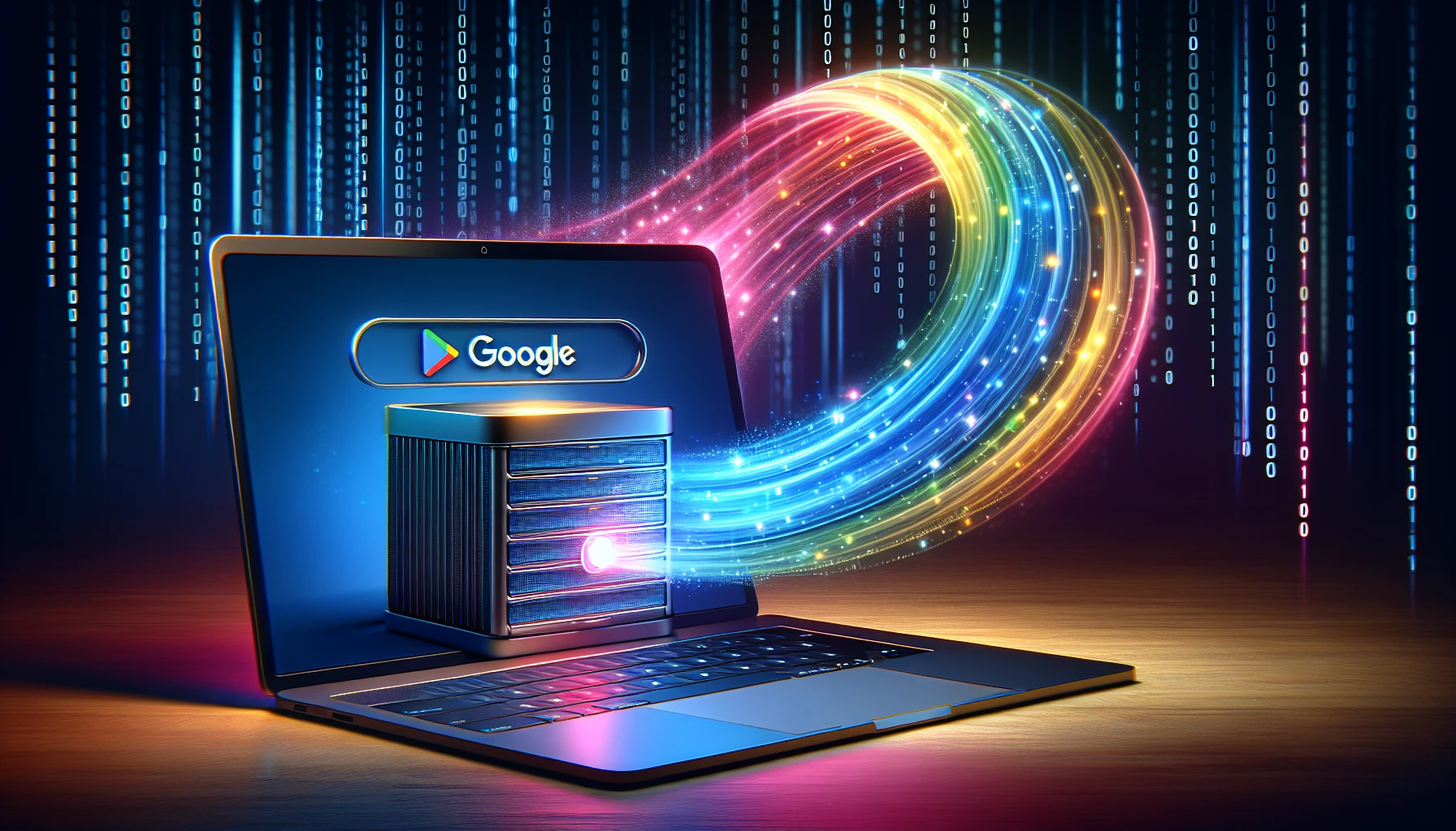 Data backup process with Google Takeout