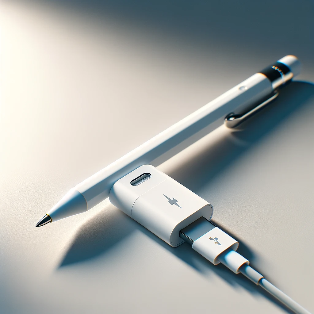 Charging Apple Pencil with Lightning adapter