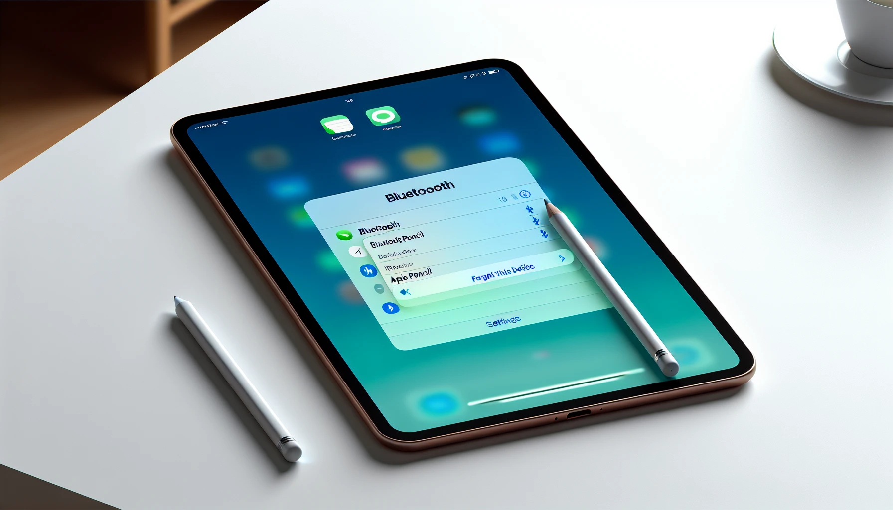 Disconnecting Apple Pencil from iPad in Bluetooth settings