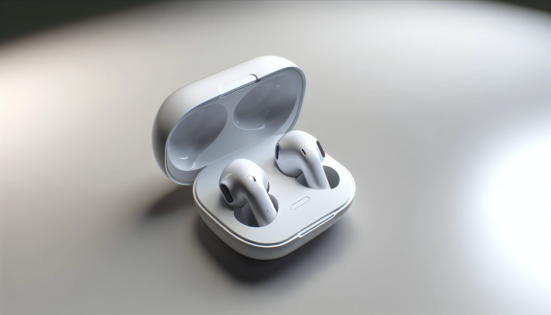 AirPods inside the charging case